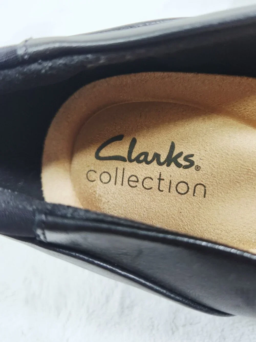 Clarks Collection Womens Shoes Size 8 Wide Black Ultimate Comfort 2 Inch Heel